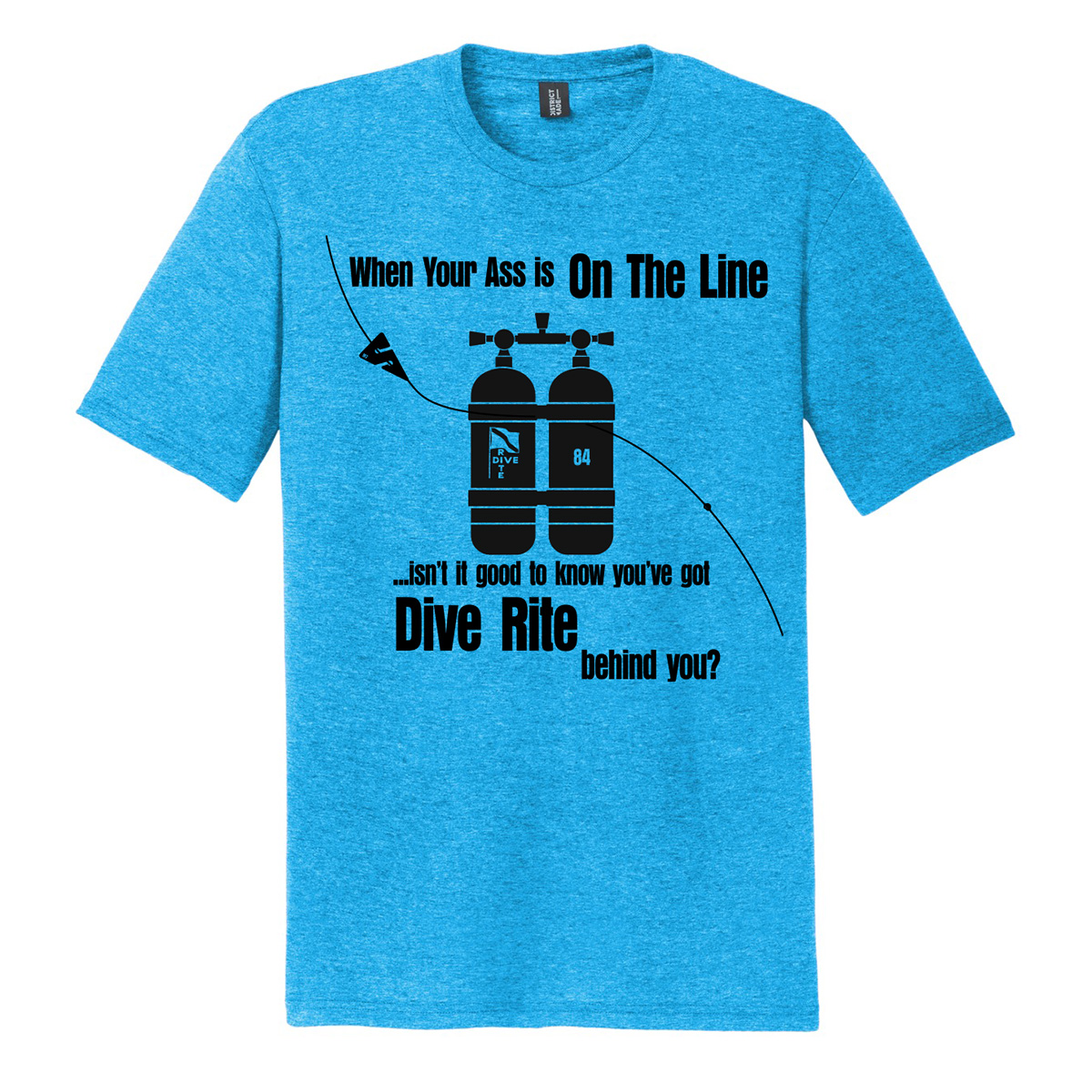 Retro "On the Line" T-Shirt